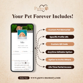 Pets Memorial Online – Digital Pet Memorial Page